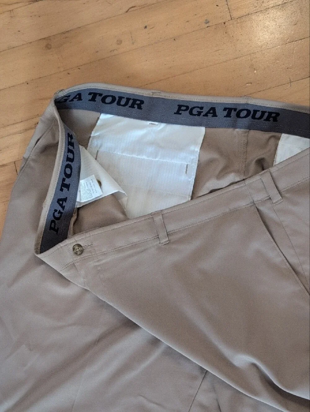 PGA Tour Men's Classic Performance Shorts - Light Gray 48